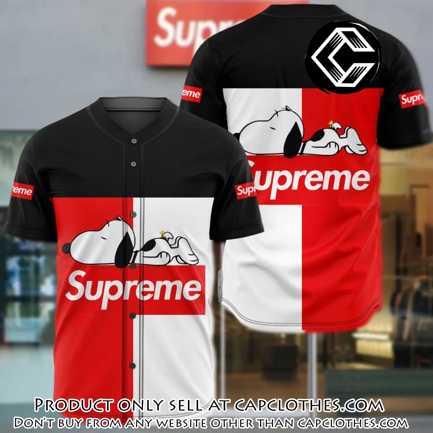 Supreme snoopy disney baseball jersey shirt luxury bjs1244 cc4156379